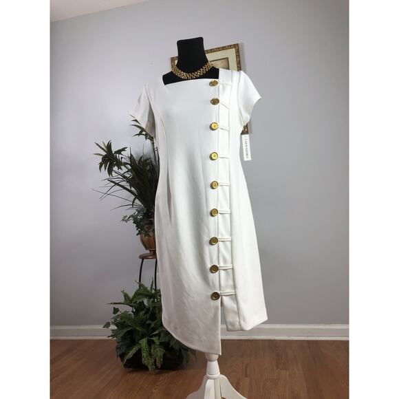 Shelby & Palmer Women Dress 14P Whimsigoth Cap Ivory Sleeve Fairy Core Mob Wife - Picture 2 of 9